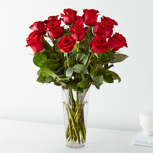 Long Stem Red Rose Bouquet – Bulldog Flowers, Athens GA