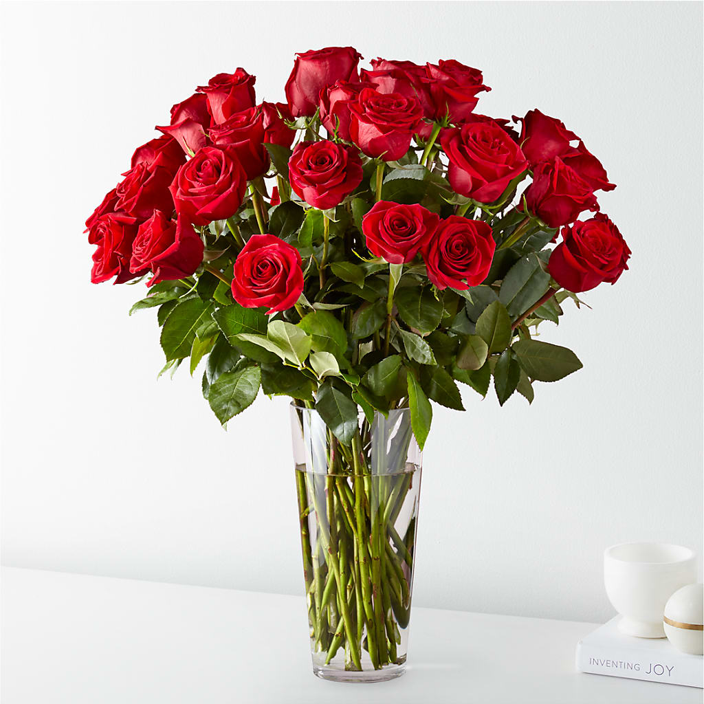 Long Stem Red Rose Bouquet – Bulldog Flowers, Athens GA