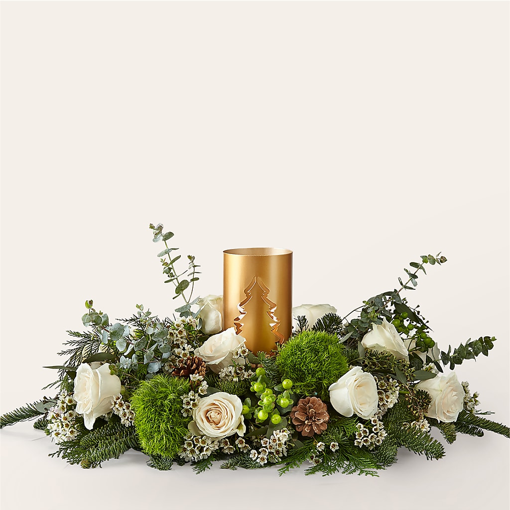 Chestnuts Roasting Centerpiece – Bulldog Flowers, Athens GA