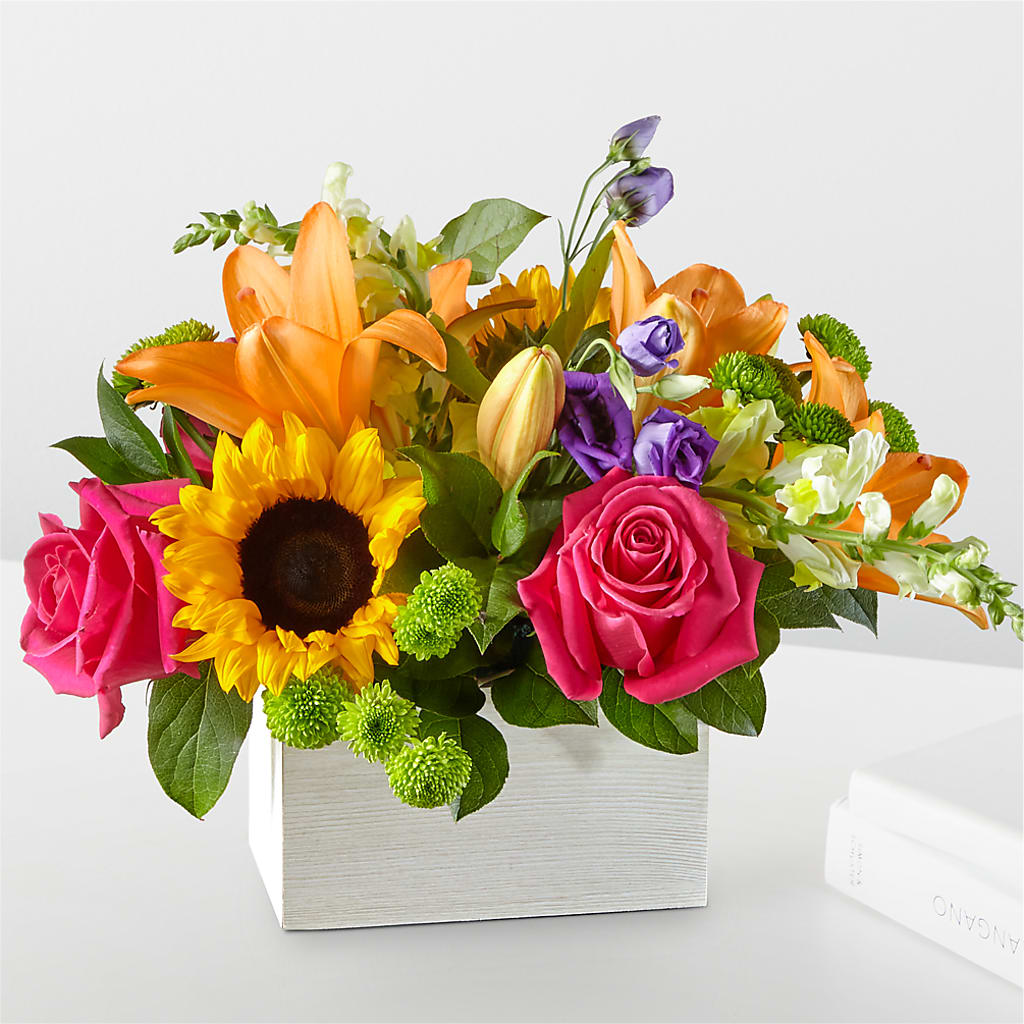 Best Day Box Bouquet – Bulldog Flowers, Athens GA