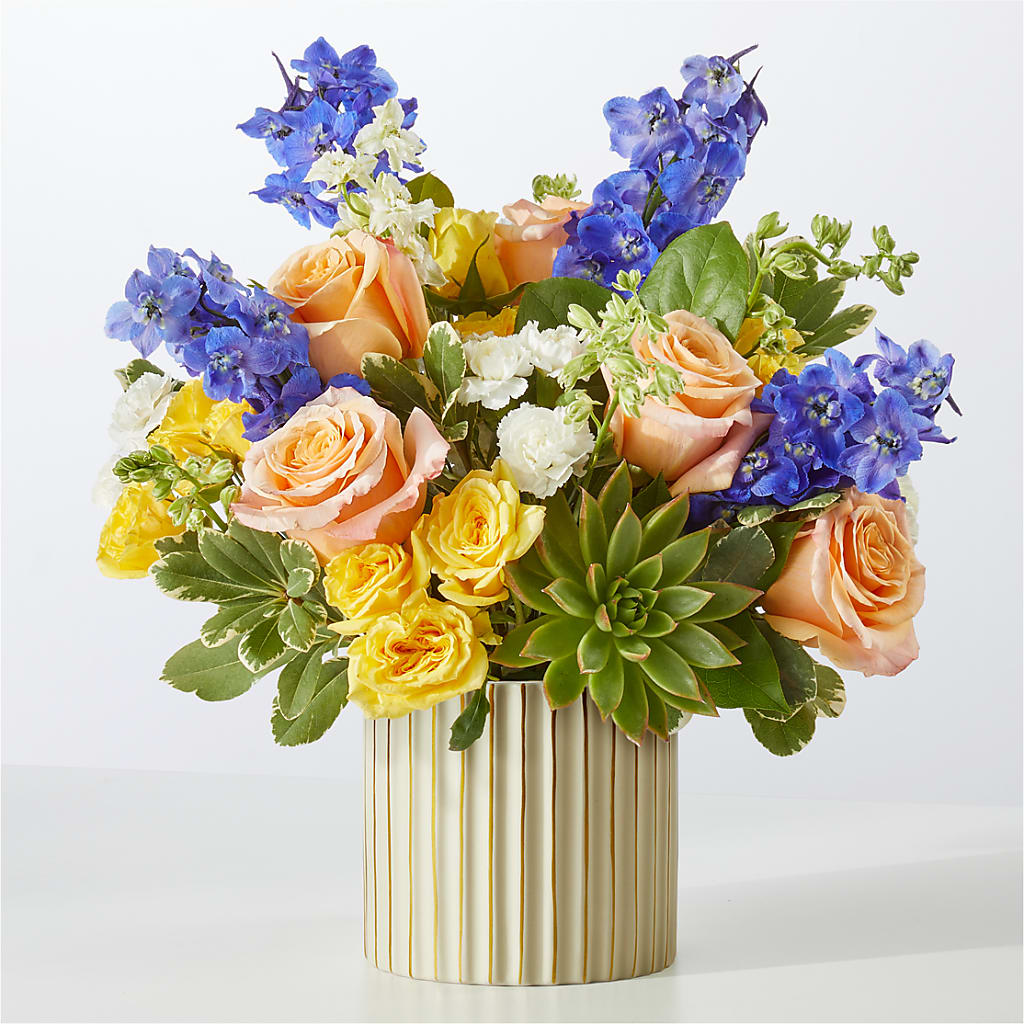 Cobalt Reverie Bouquet – Bulldog Flowers, Athens GA