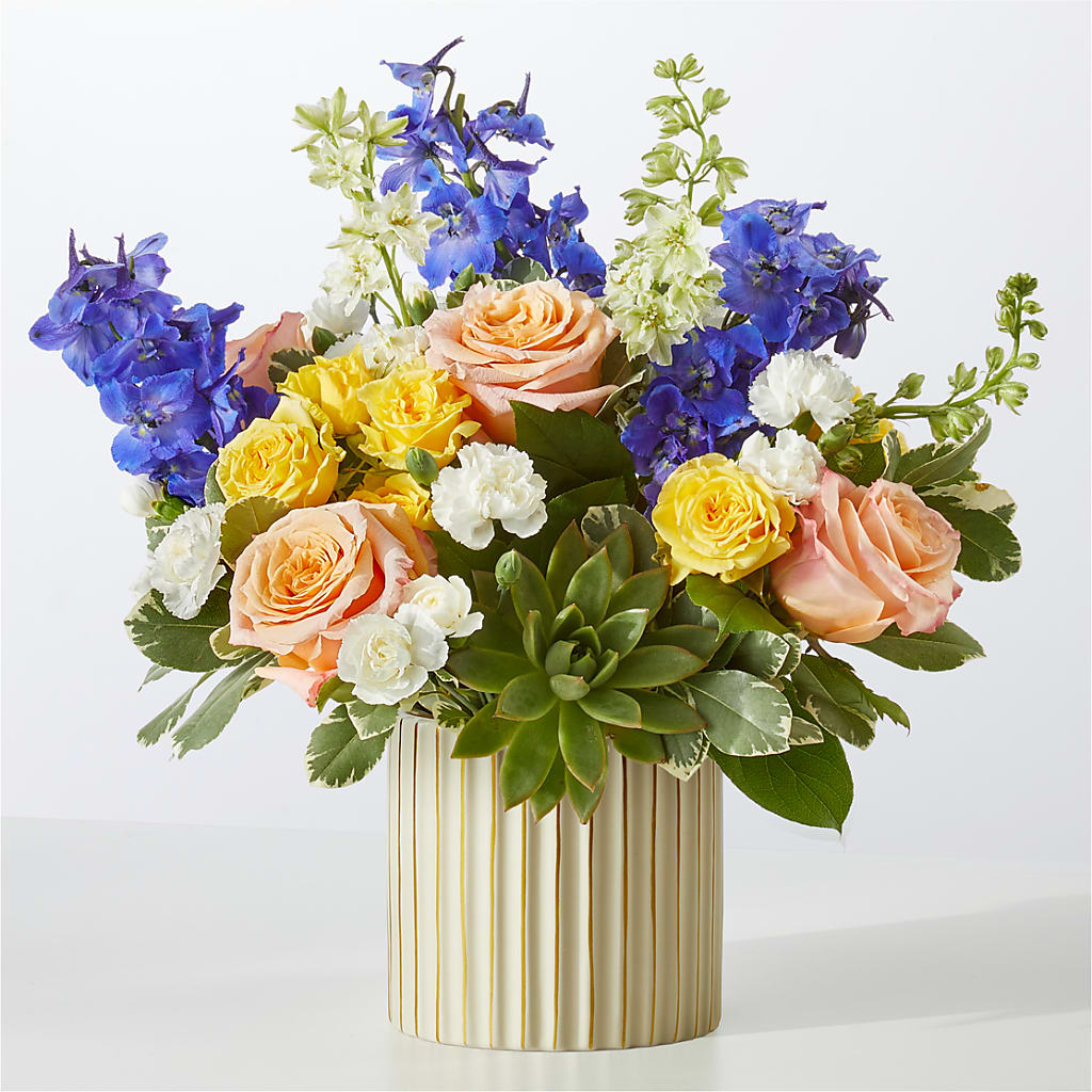Cobalt Reverie Bouquet – Bulldog Flowers, Athens GA