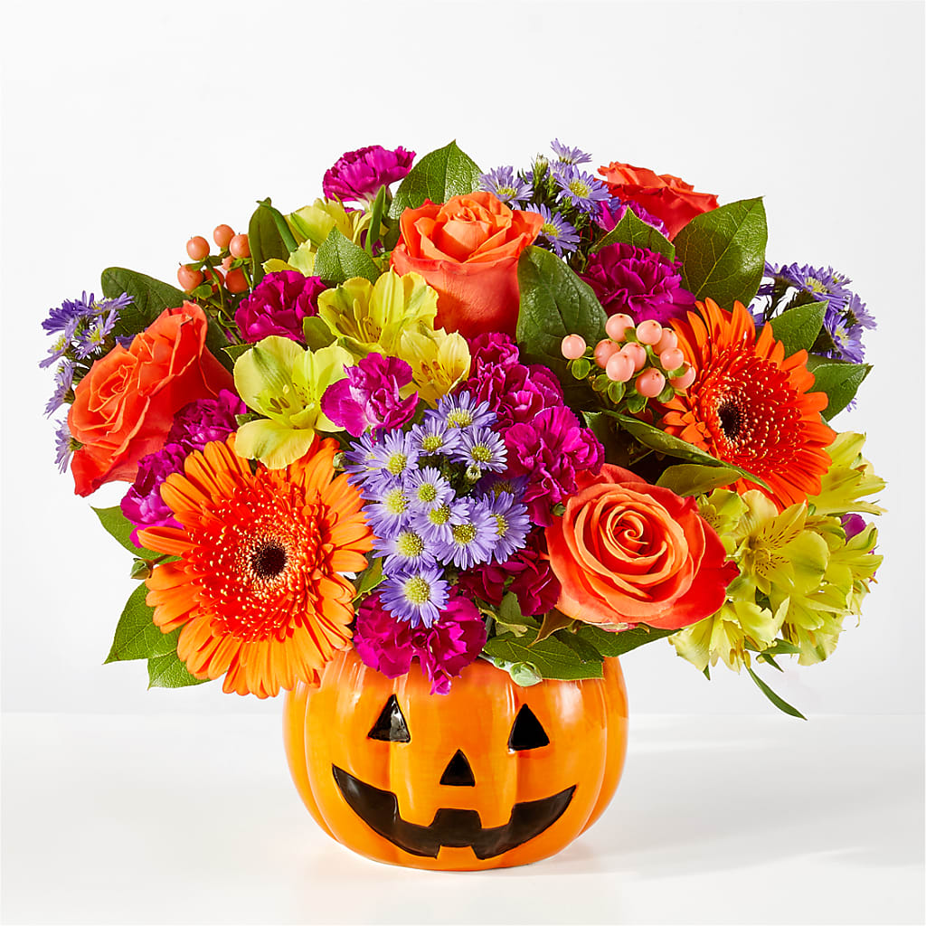 Tricks & Treats Pumpkin – Bulldog Flowers, Athens GA