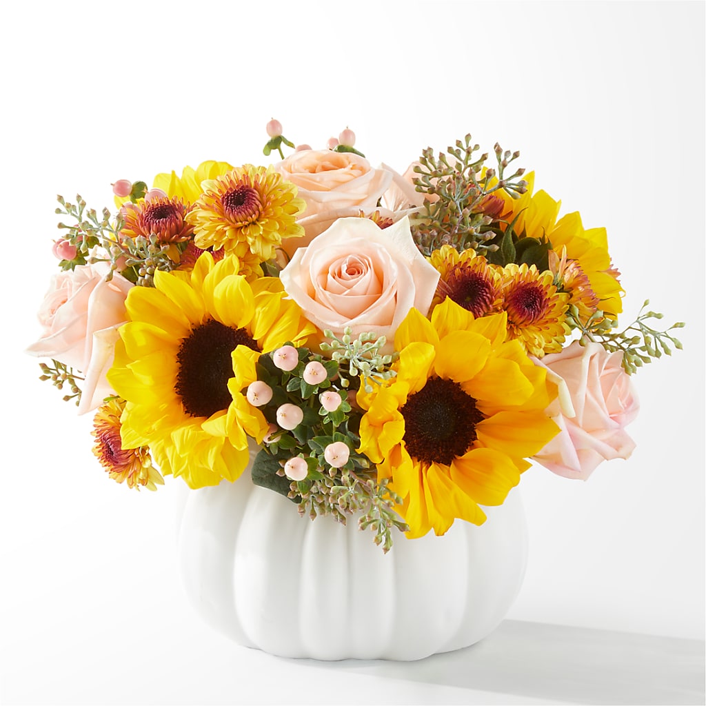 Pumpkin to Talk About Bouquet – Bulldog Flowers, Athens GA