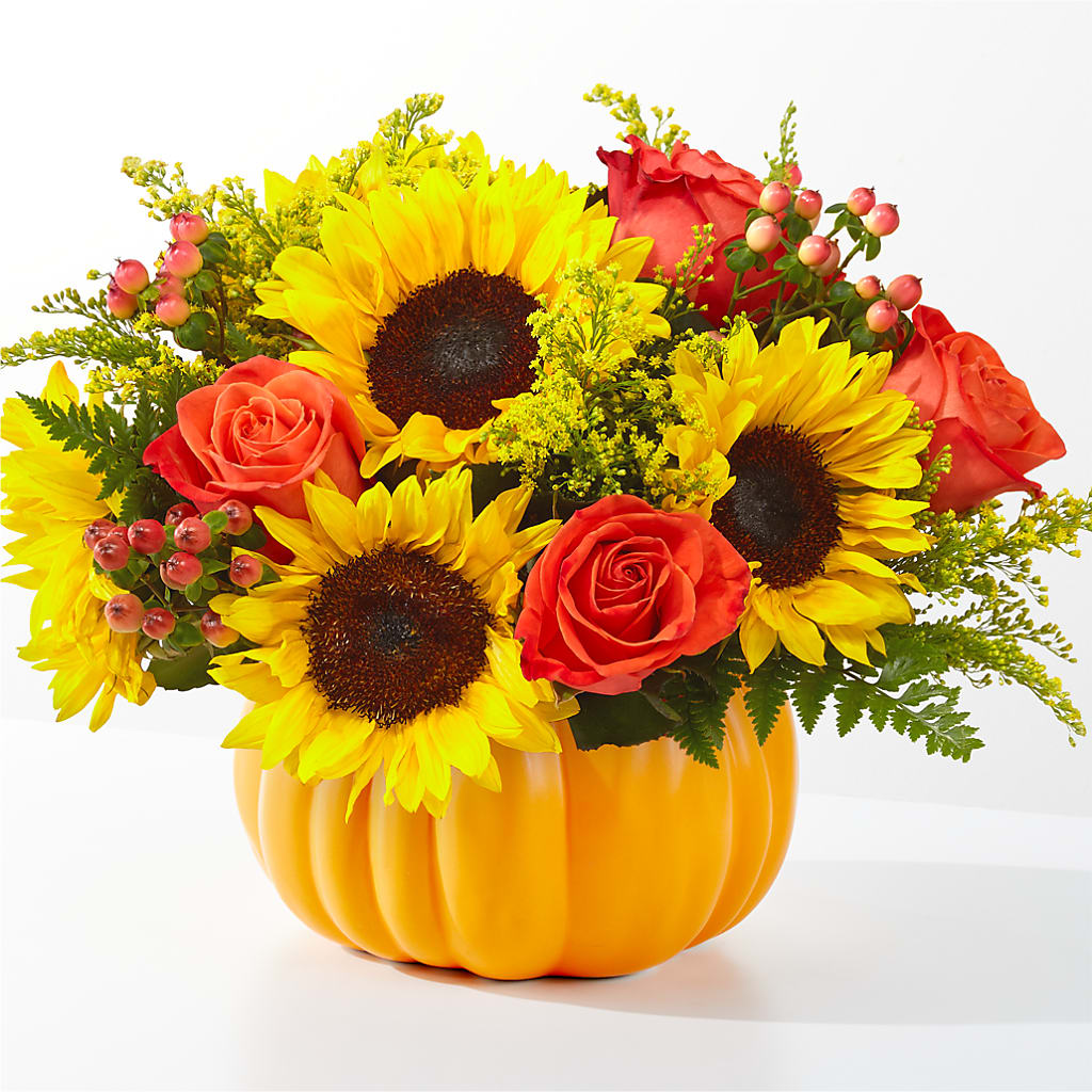 Pick of the Patch Pumpkin Bouquet – Bulldog Flowers, Athens GA