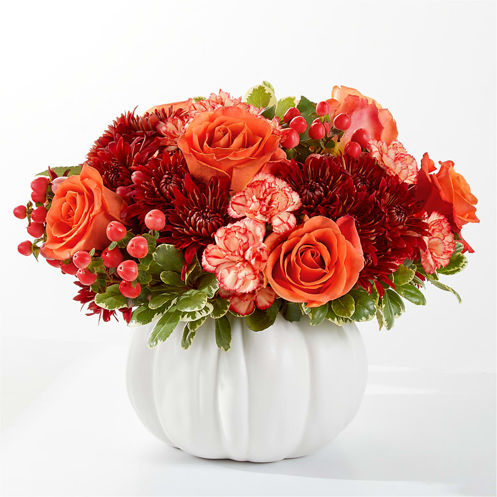 Autumn Air Pumpkin Bouquet – Bulldog Flowers, Athens GA