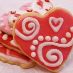 Heart Shaped Iced Sugar Cookies