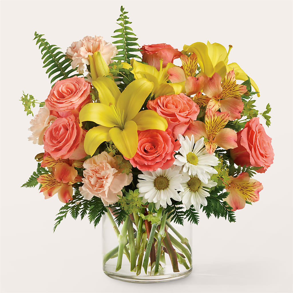 Sunset Strip Bouquet – Bulldog Flowers, Athens GA