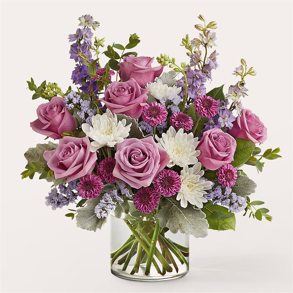 Violet Frost Bouquet – Bulldog Flowers, Athens GA