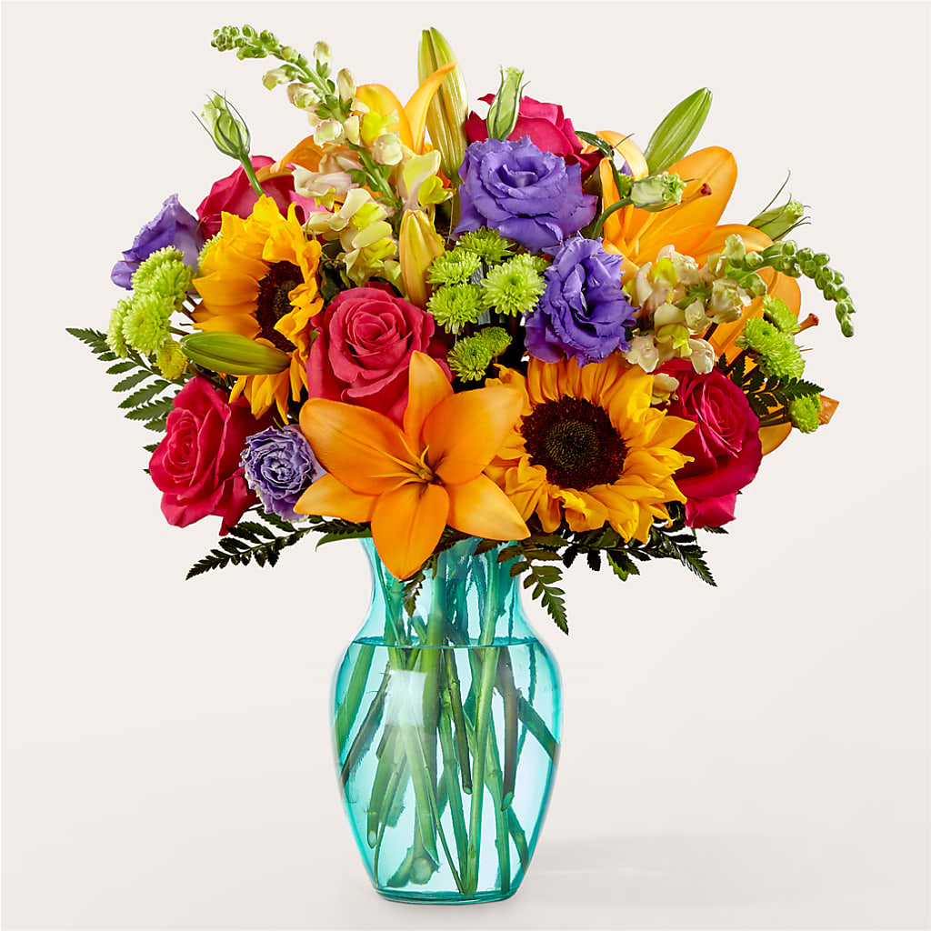 Double Rainbow Bouquet – Bulldog Flowers, Athens GA
