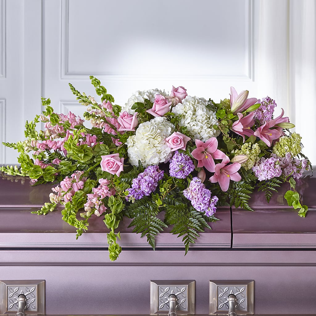 Life's Gratitude Casket Spray – Bulldog Flowers, Athens GA