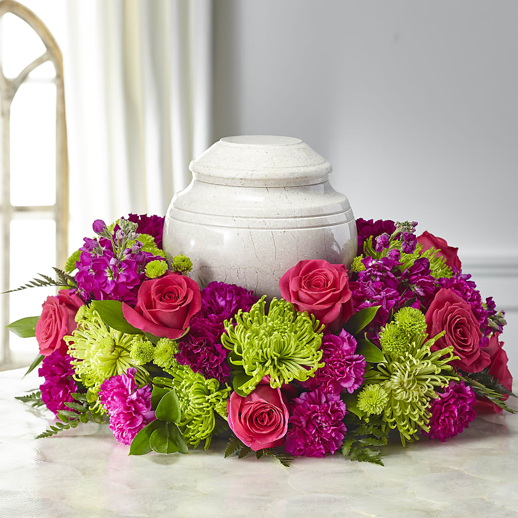 Hopeful Blessings Cremation Adornment – Bulldog Flowers, Athens GA