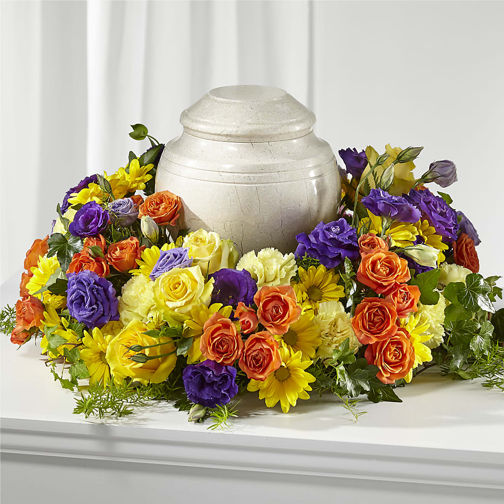 Blossoms of Remembrance Cremation Adornment – Bulldog Flowers, Athens GA
