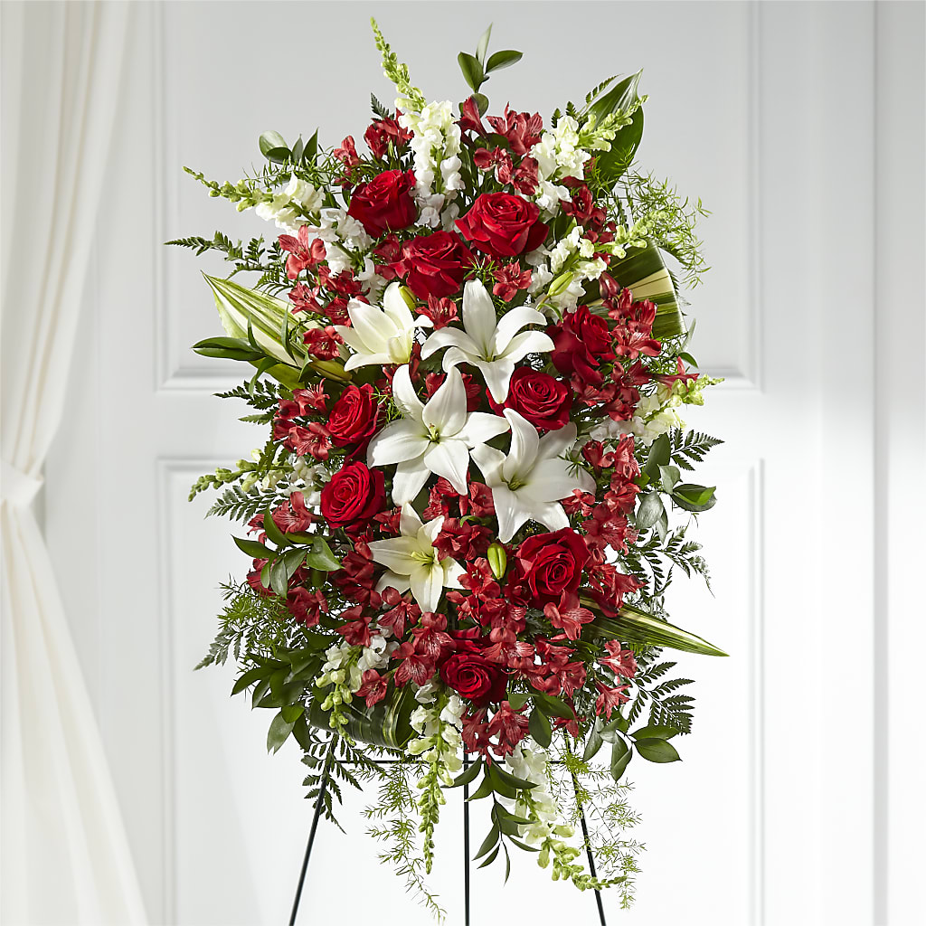 Everlasting Memory Standing Spray – Bulldog Flowers, Athens GA