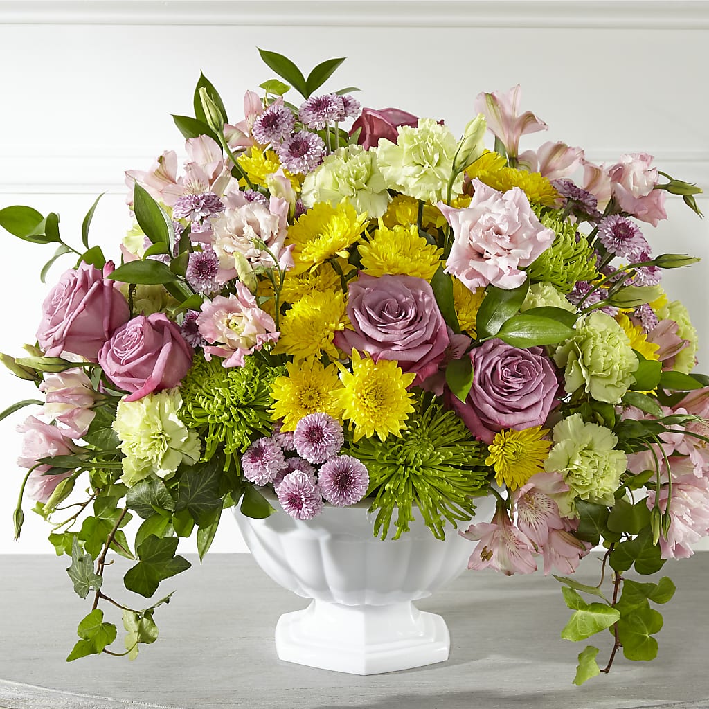 Healing Thoughts Arrangement – Bulldog Flowers, Athens GA
