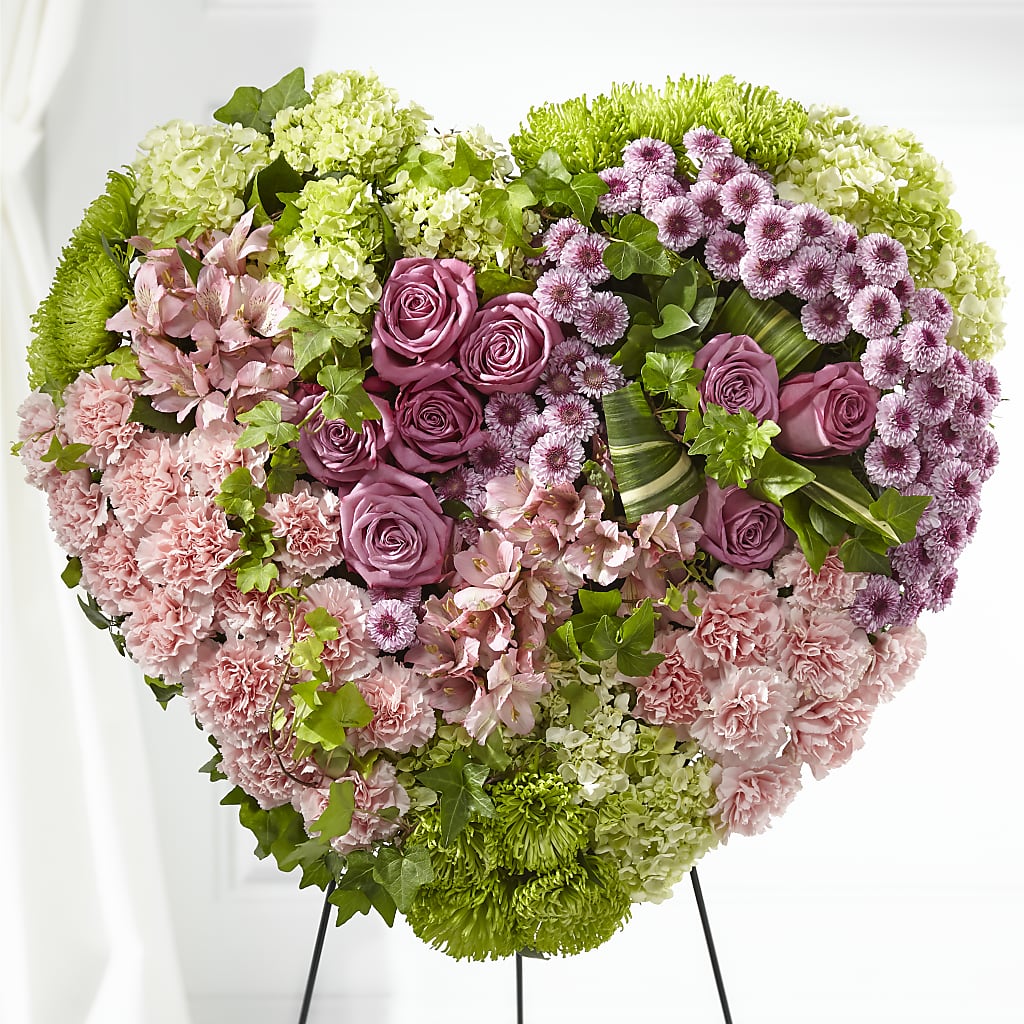 Heartwarming Standing Heart – Bulldog Flowers, Athens GA