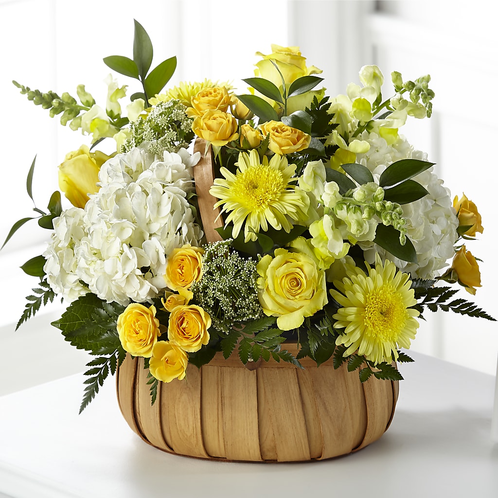 Rustic Remembrance Basket – Bulldog Flowers, Athens GA