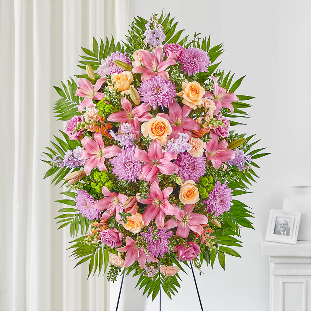 Love & Light Standing Spray – Bulldog Flowers, Athens GA