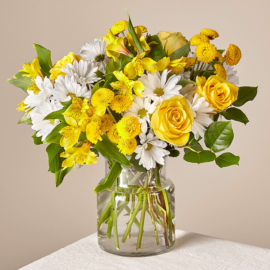Sunny Sentiments Bouquet – Bulldog Flowers, Athens GA
