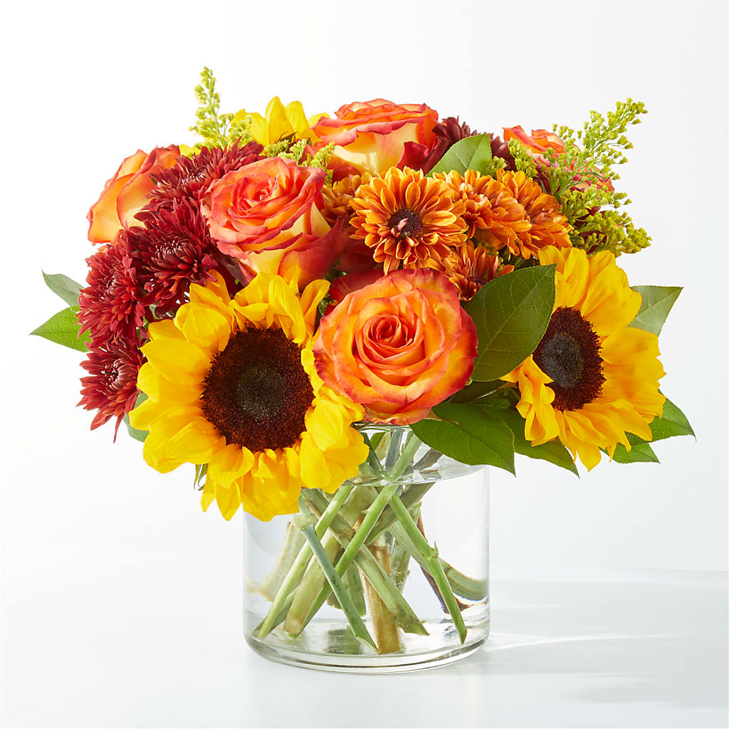 Flannel Scarf Bouquet – Bulldog Flowers, Athens GA