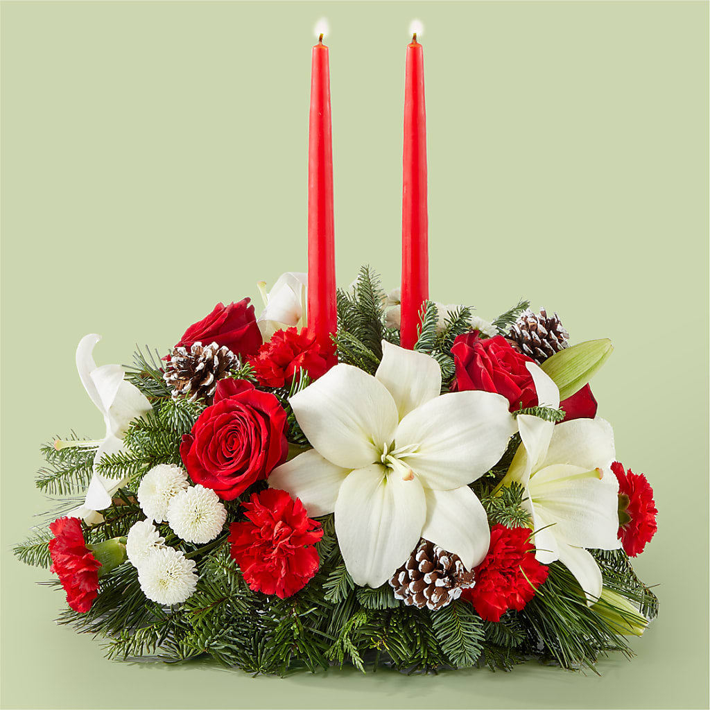 Seasonal Festivities Centerpiece – Bulldog Flowers, Athens GA