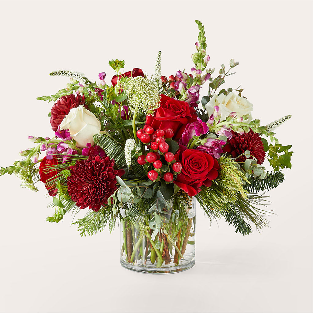 Cranberry Fizz Bouquet – Bulldog Flowers, Athens GA