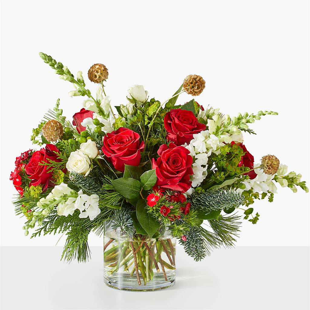Deck the Halls Bouquet – Bulldog Flowers, Athens GA