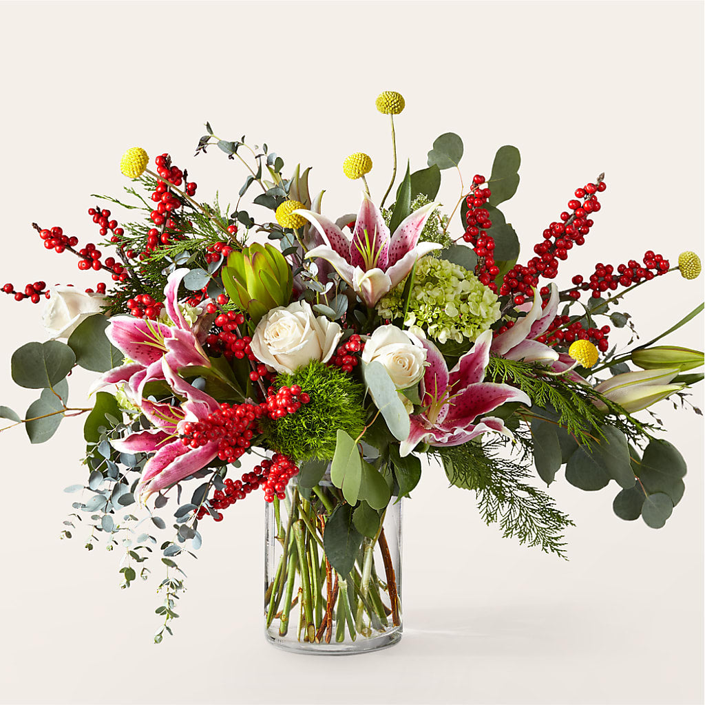 Berry & Bright Bouquet – Bulldog Flowers, Athens GA