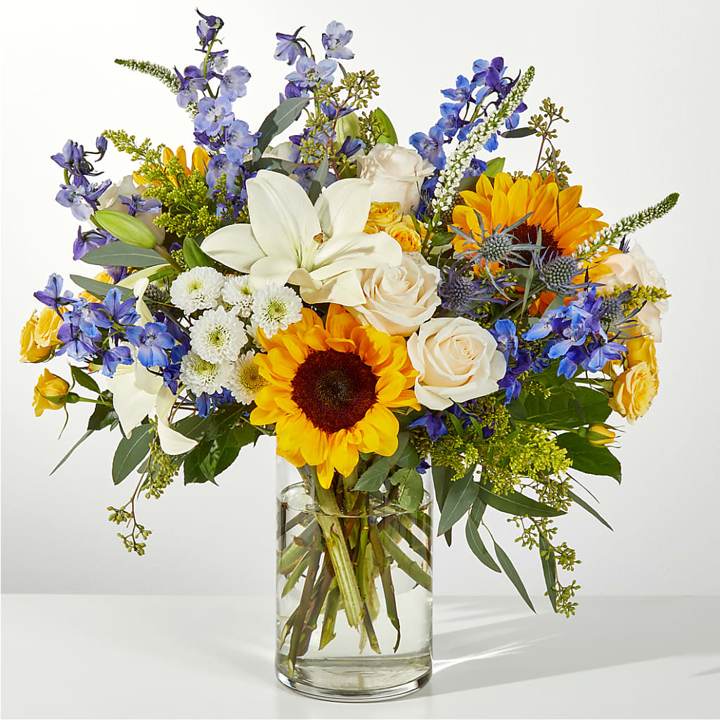 Wonderfully Sunny Bouquet – Bulldog Flowers, Athens GA