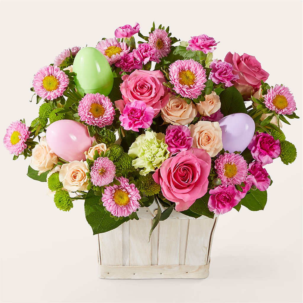 Get Eggcited Basket – Bulldog Flowers, Athens GA