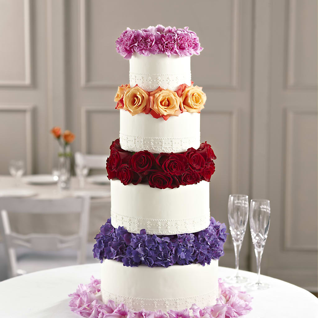 Infinite Love Cake Décor – Bulldog Flowers, Athens GA