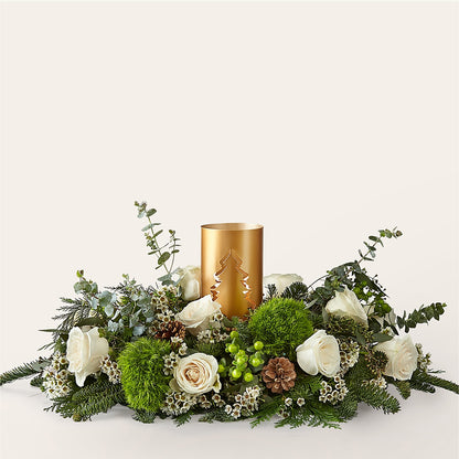 Chestnuts Roasting Centerpiece –  Bulldog Flowers, Athens GA