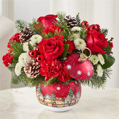 Christmas Carols Ornament –  Bulldog Flowers, Athens GA