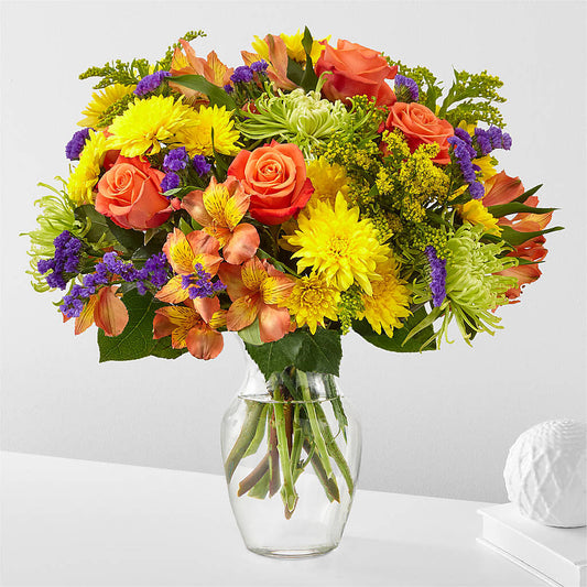 Marmalade Skies Bouquet –  Bulldog Flowers, Athens GA