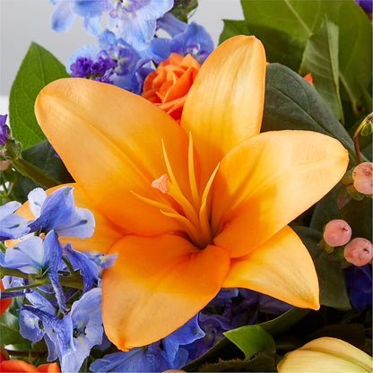 Radiant Citrus Box Bouquet –  Bulldog Flowers, Athens GA