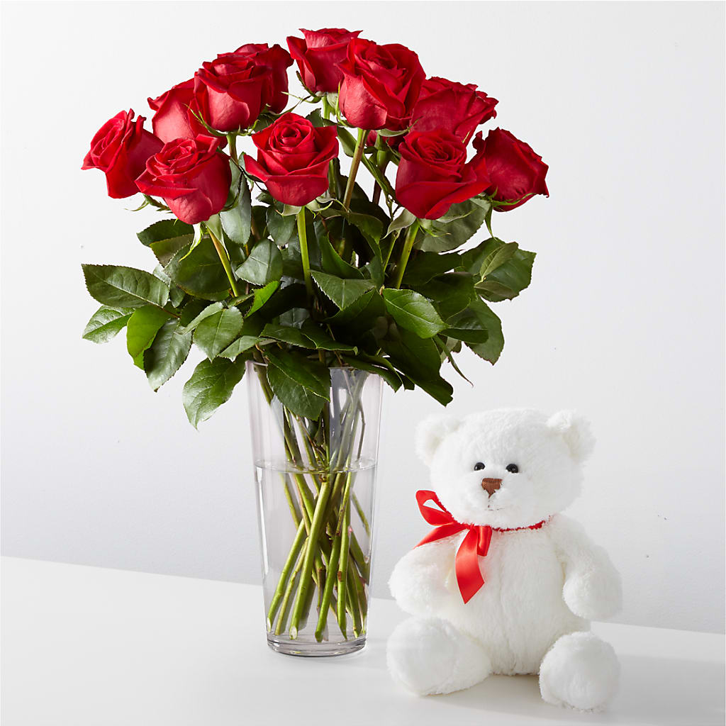 Romantic Long Stem Red Rose Bouquet Bundles –  Bulldog Flowers, Athens GA