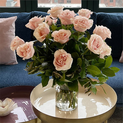 Long Stem Pink Rose Bouquet –  Bulldog Flowers, Athens GA