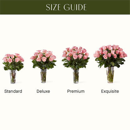 Long Stem Pink Rose Bouquet –  Bulldog Flowers, Athens GA