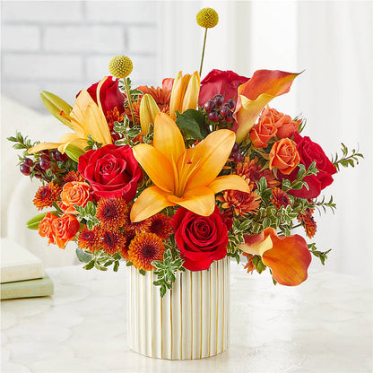 Scarlet Skies Bouquet –  Bulldog Flowers, Athens GA