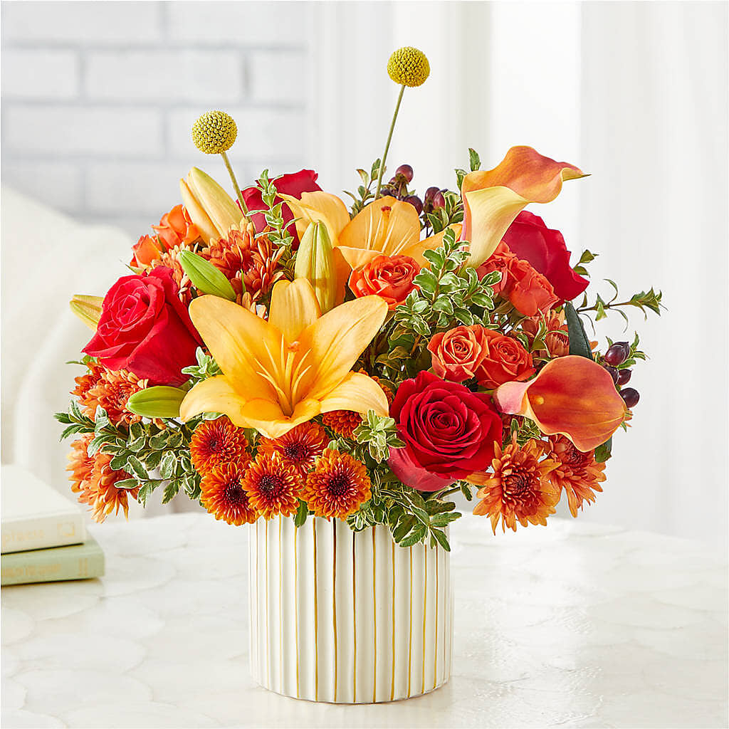 Scarlet Skies Bouquet –  Bulldog Flowers, Athens GA