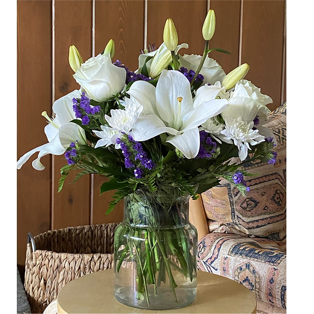 Beyond Blue Bouquet –  Bulldog Flowers, Athens GA