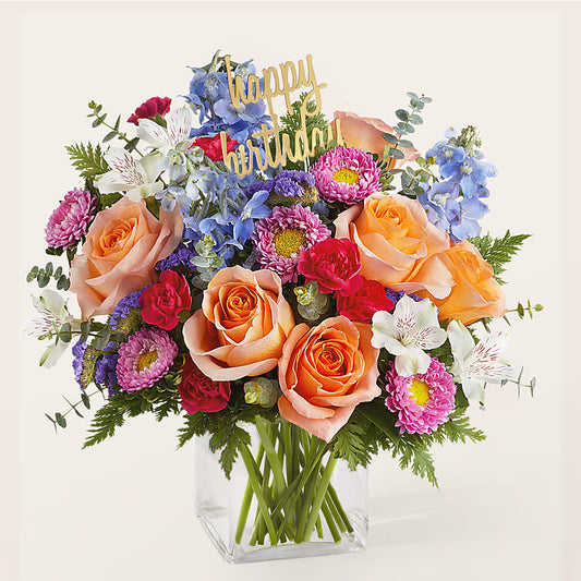 Birthday Bash Bouquet –  Bulldog Flowers, Athens GA