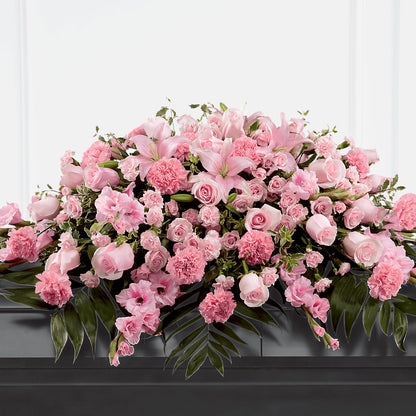 Garden of Comfort Casket Spray (Standard) –  Bulldog Flowers, Athens GA