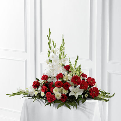 Crimson & White Arrangement –  Bulldog Flowers, Athens GA