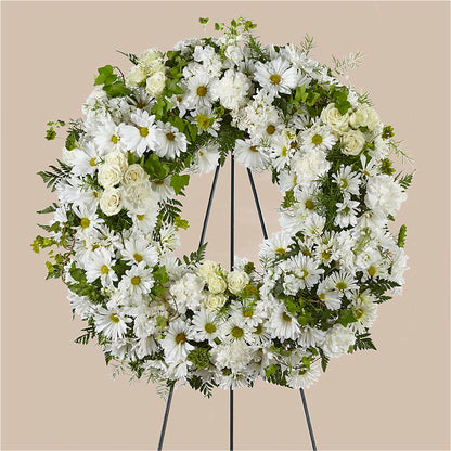 Faithful Wishes Wreath –  Bulldog Flowers, Athens GA