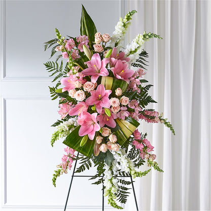 Elegant Embrace Standing Spray –  Bulldog Flowers, Athens GA
