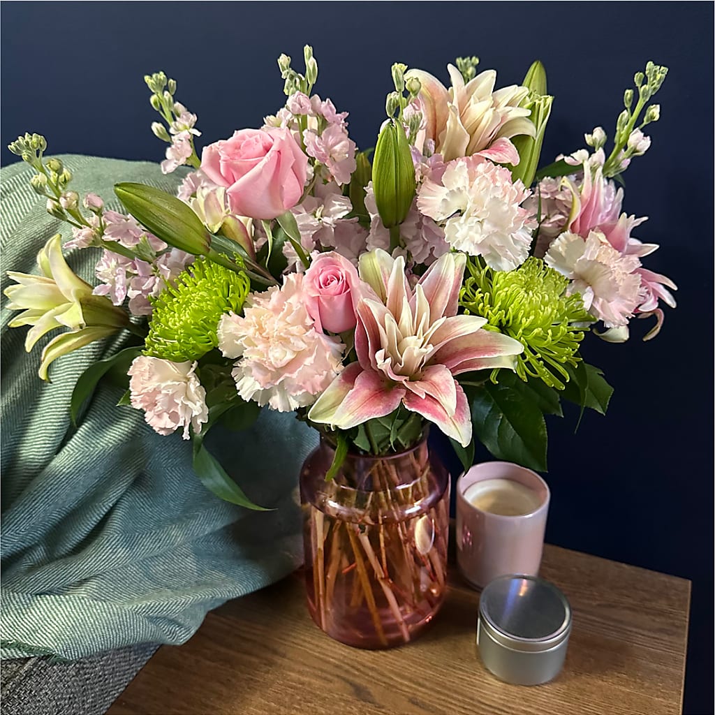 Pretty in Pink Bouquet –  Bulldog Flowers, Athens GA