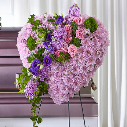 Treasured Love Standing Heart –  Bulldog Flowers, Athens GA