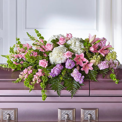 Life's Gratitude Casket Spray –  Bulldog Flowers, Athens GA