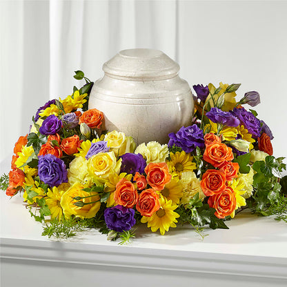 Blossoms of Remembrance Cremation Adornment –  Bulldog Flowers, Athens GA